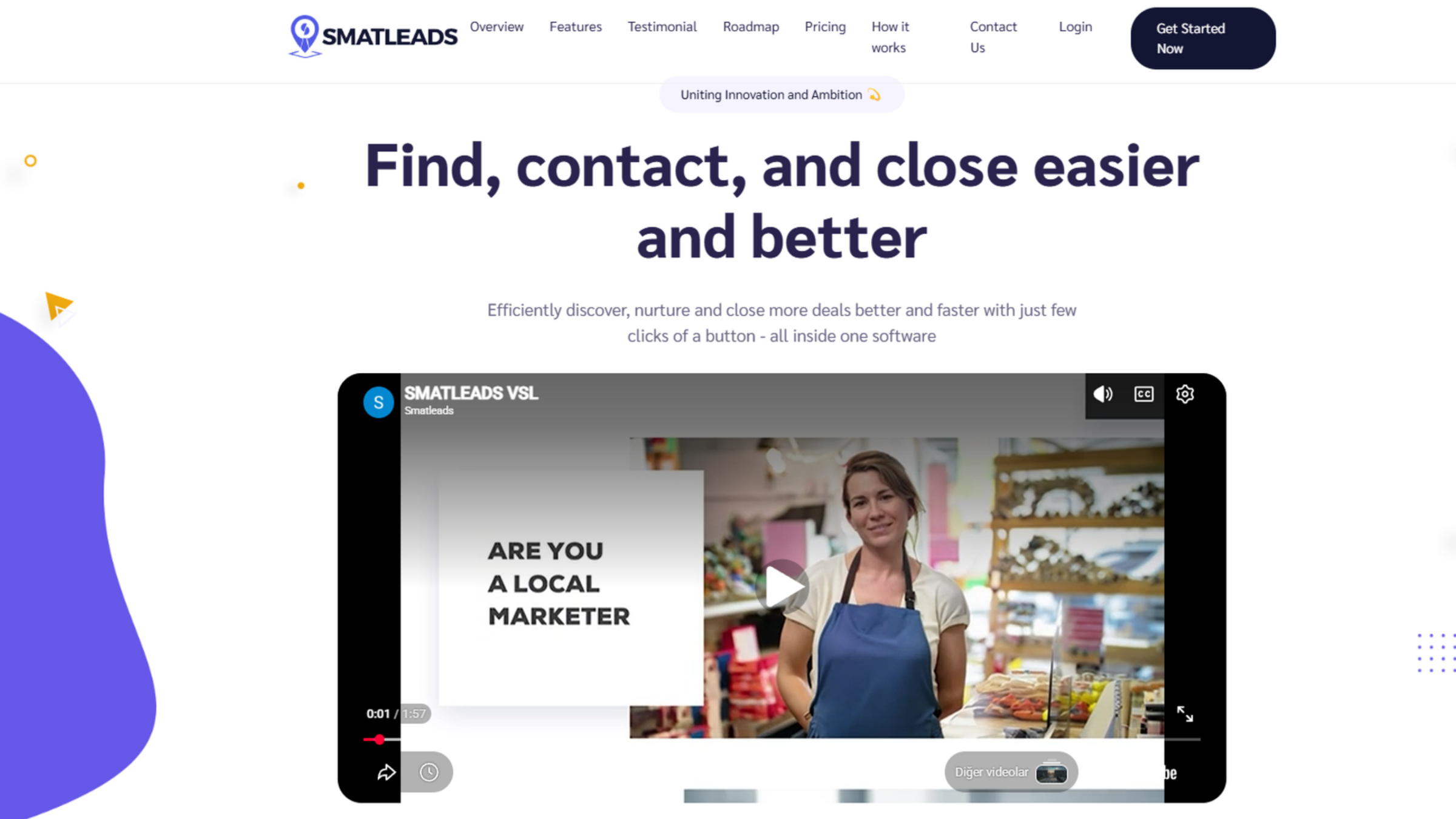 Find, contact, and close easier and better