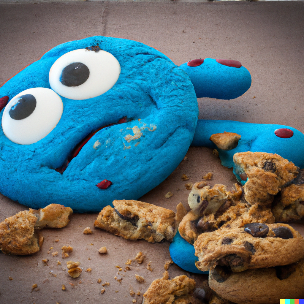 The Cookie Monster has been defeated