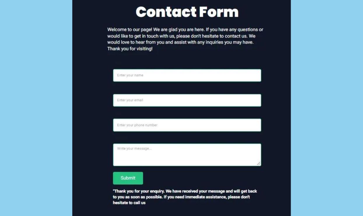 How to Create a Contact Us Page with Dorik | A Step-by-Step Guide