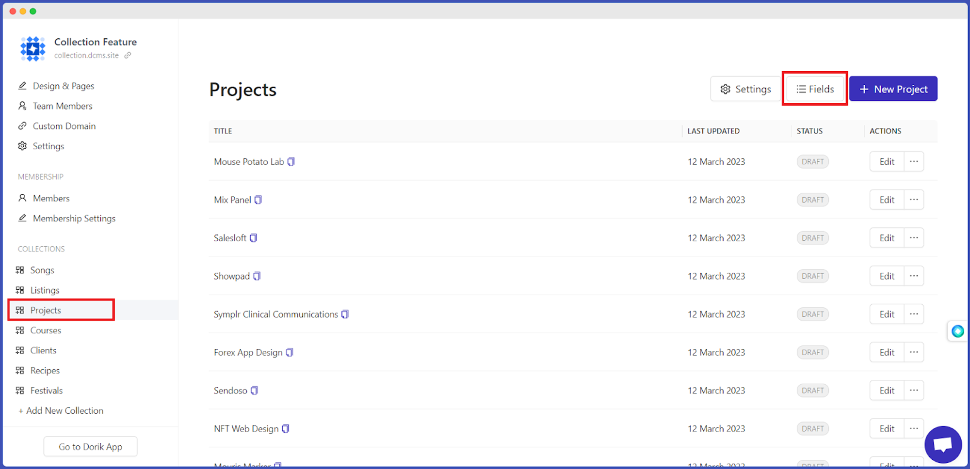 adding fields