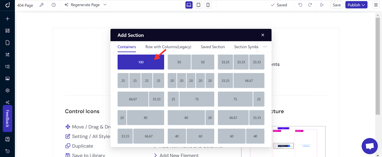 Choosing a layout with regular columns