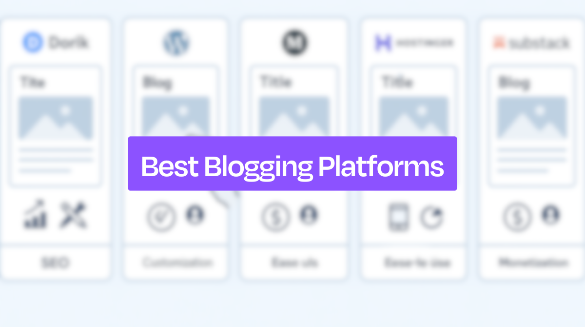 6 Best Blogging Platforms in 2025