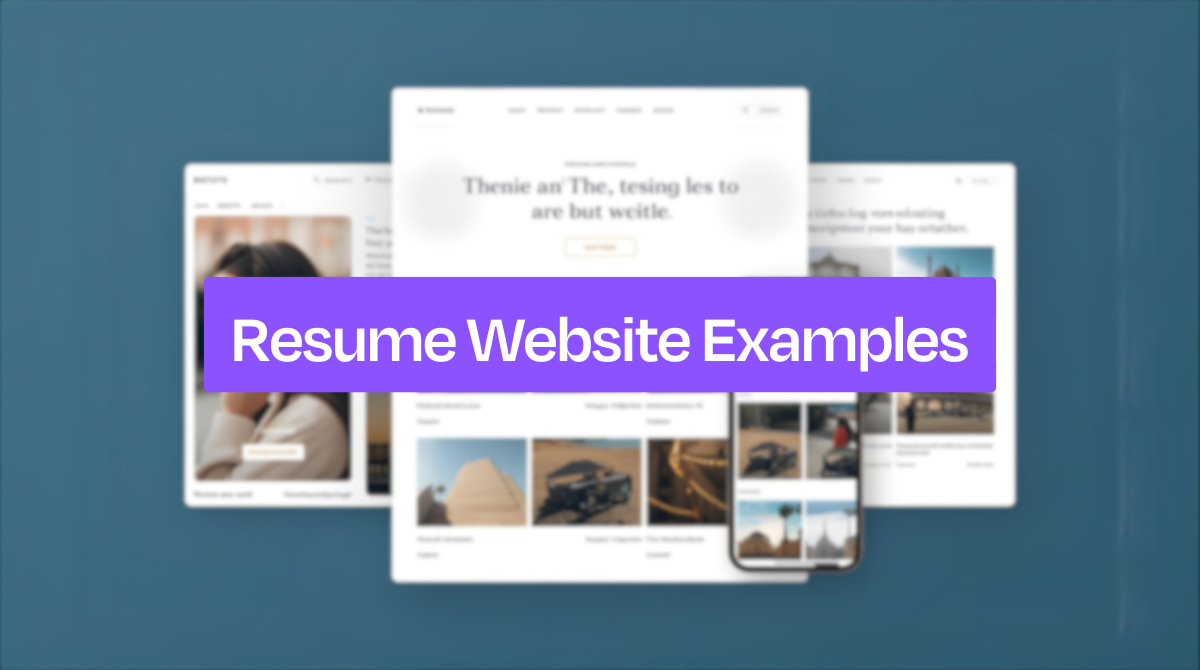 Inspiring Resume Websites and How to Build Yours