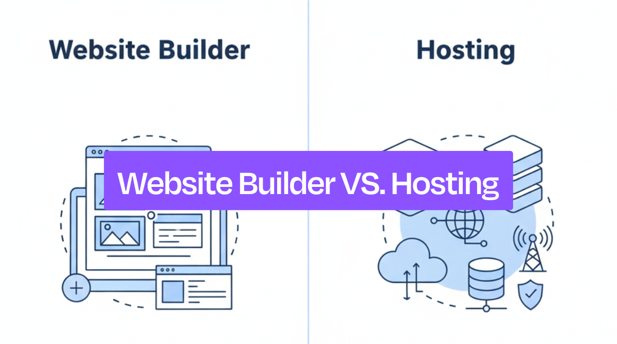 Website Builder vs Hosting: Complete Comparison Guide for 2025