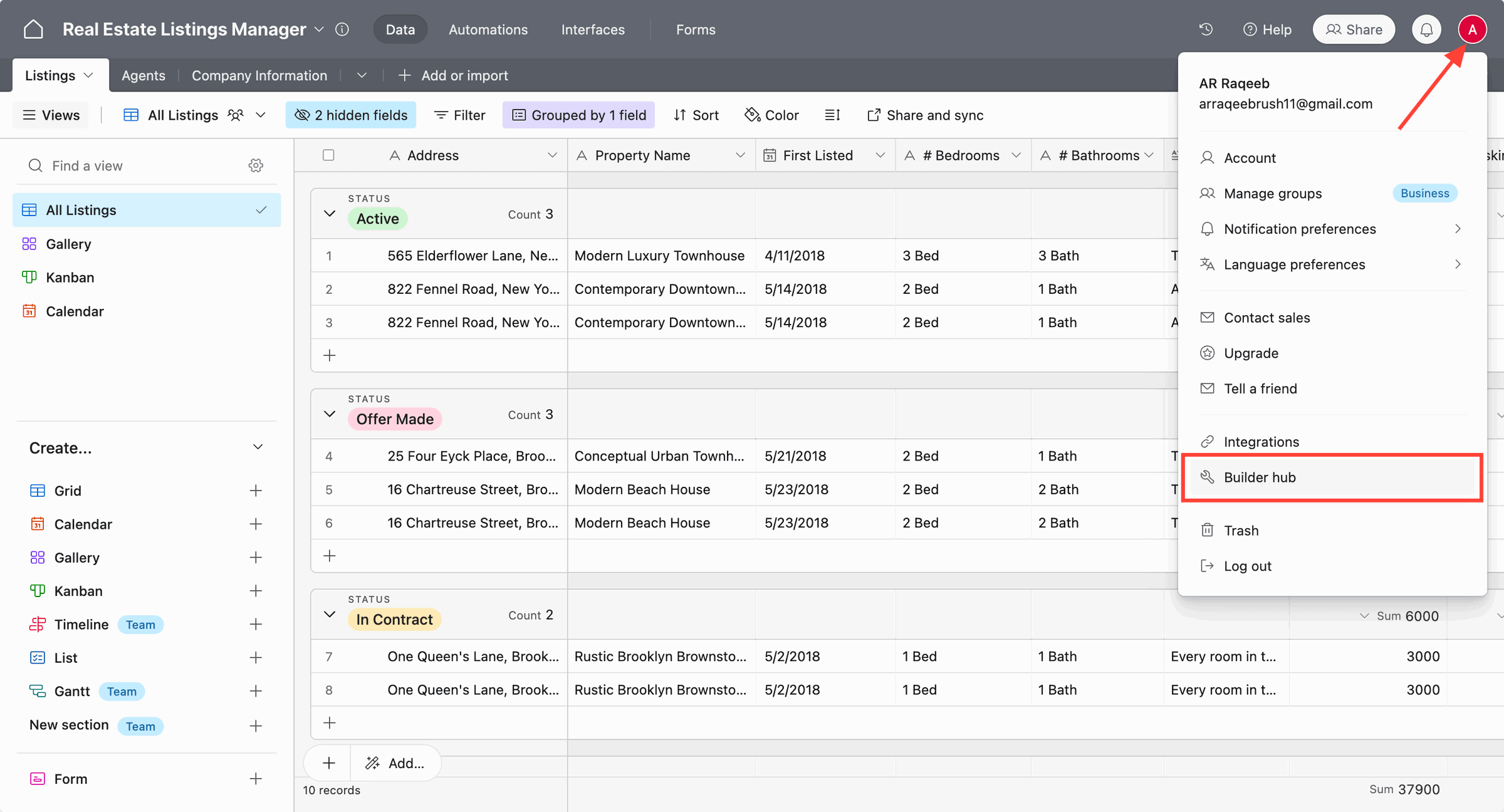 airtable builder hub