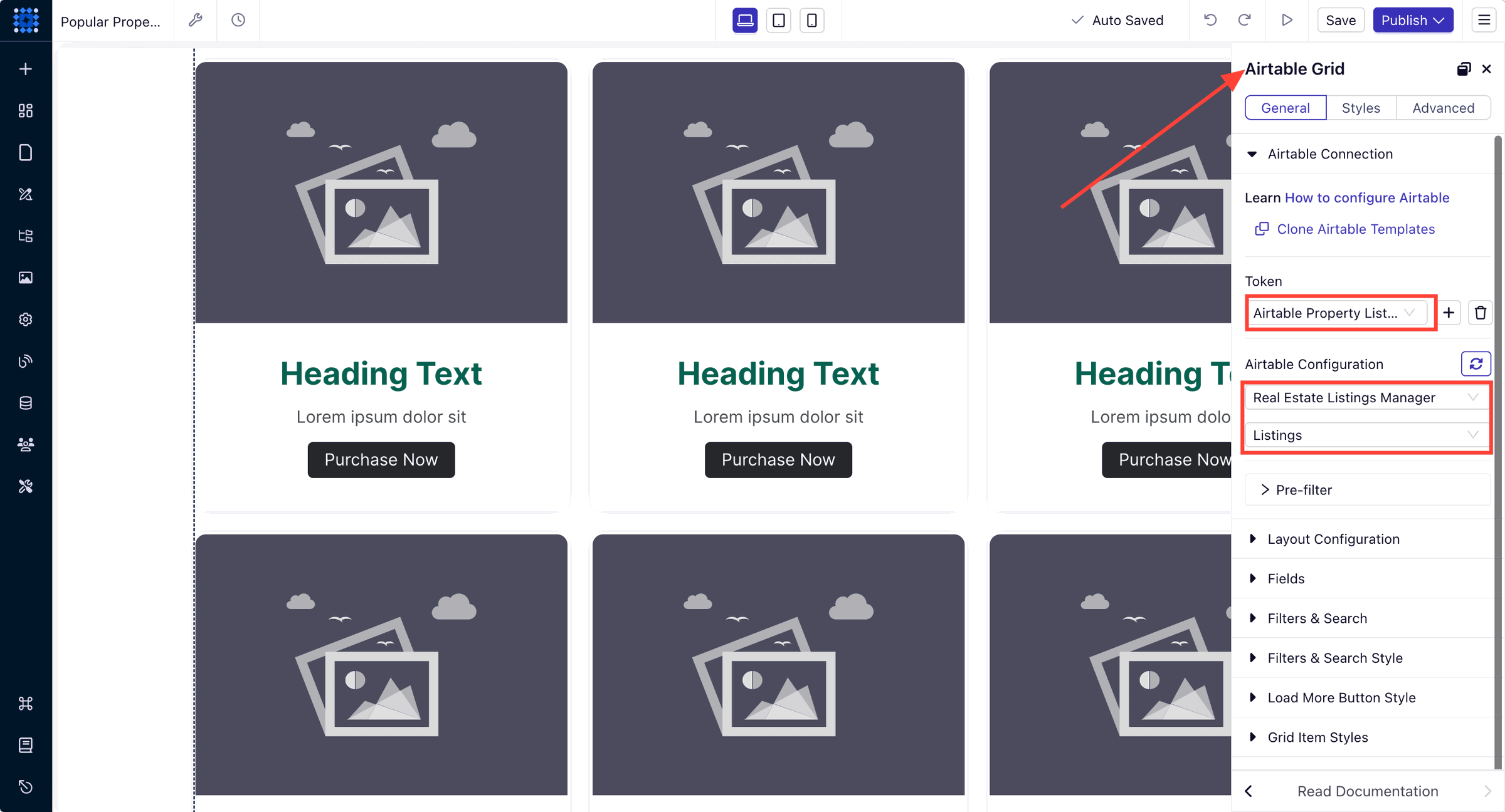 airtable token connection