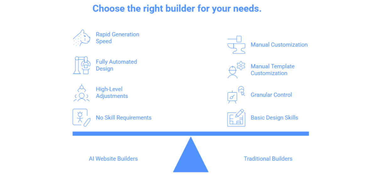 What Makes AI Website Builders