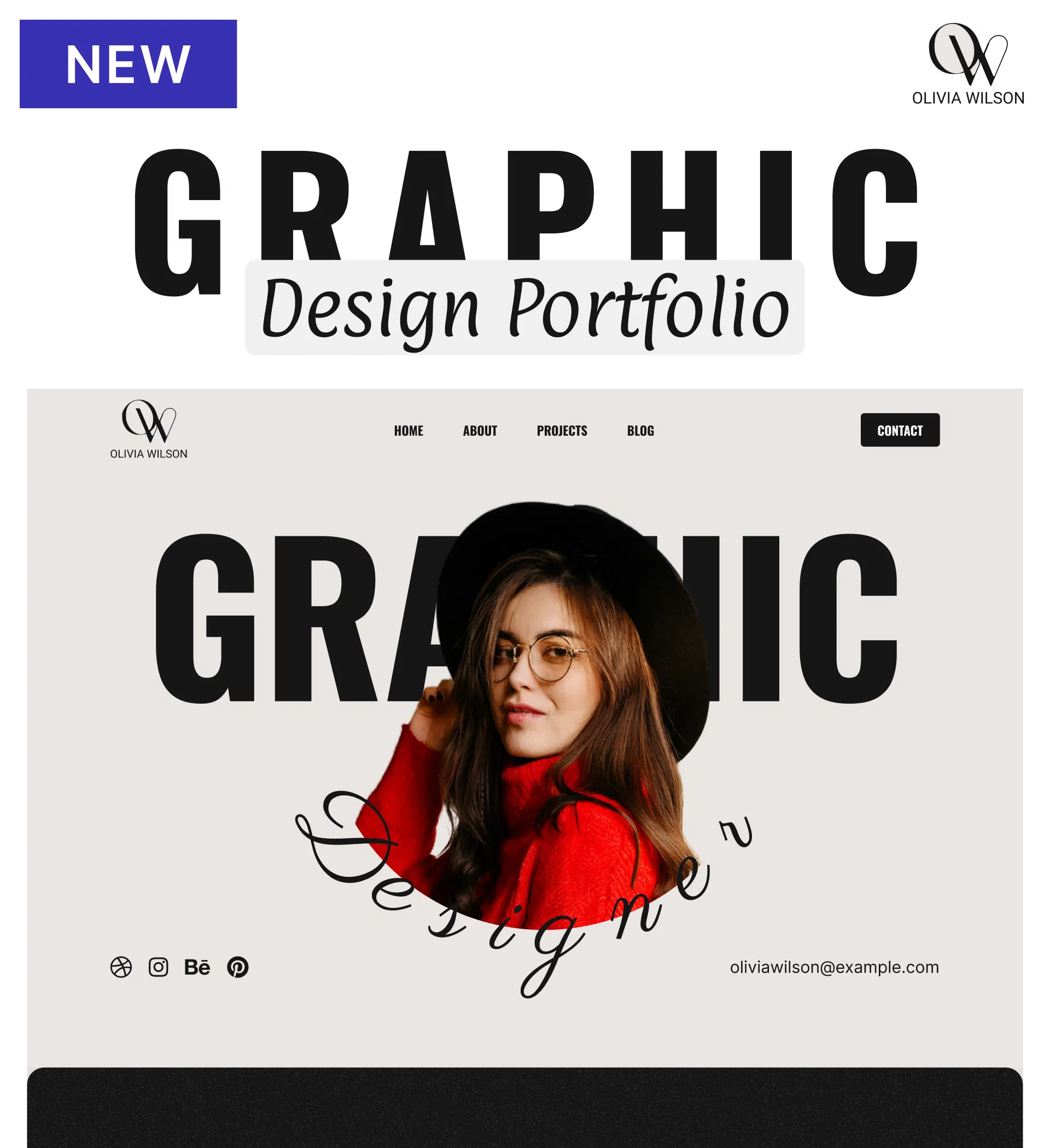 Graphic Designer Website Template 