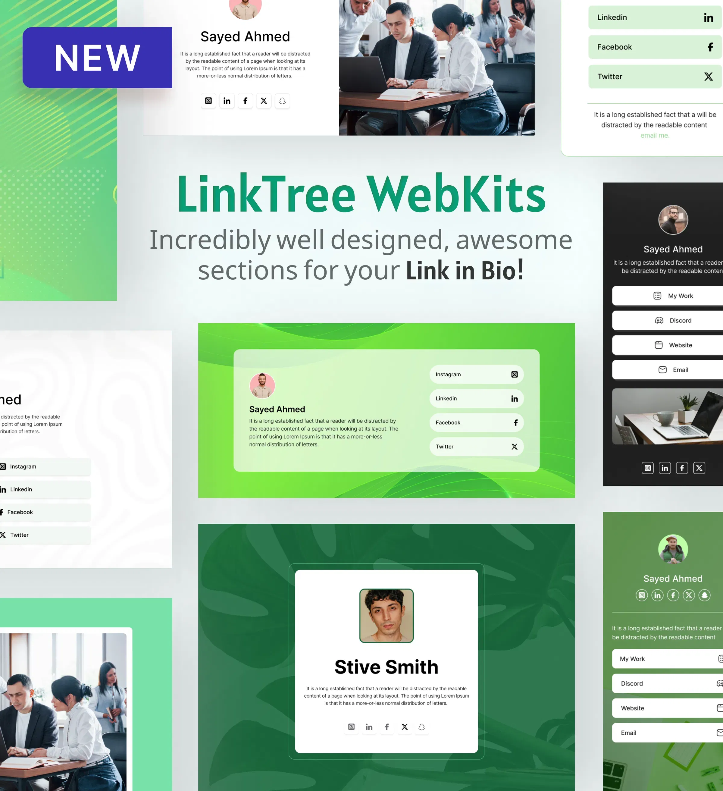 resume website template