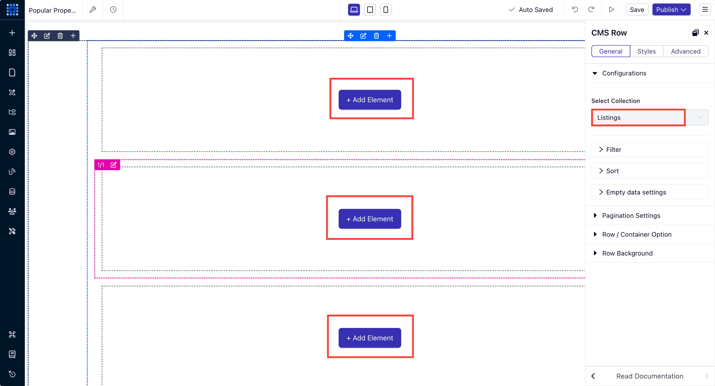 connect the collection