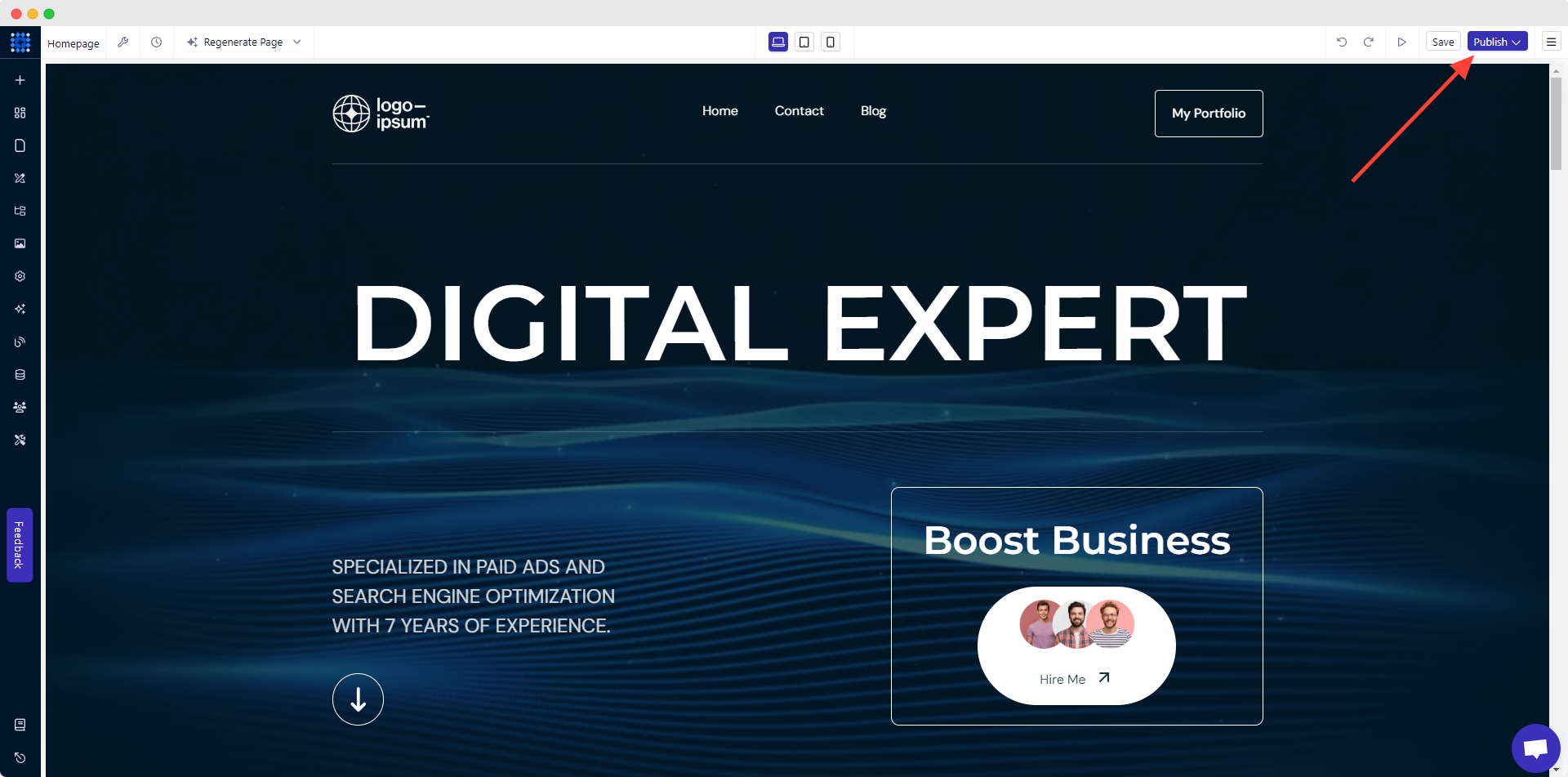 Dorik site publishing