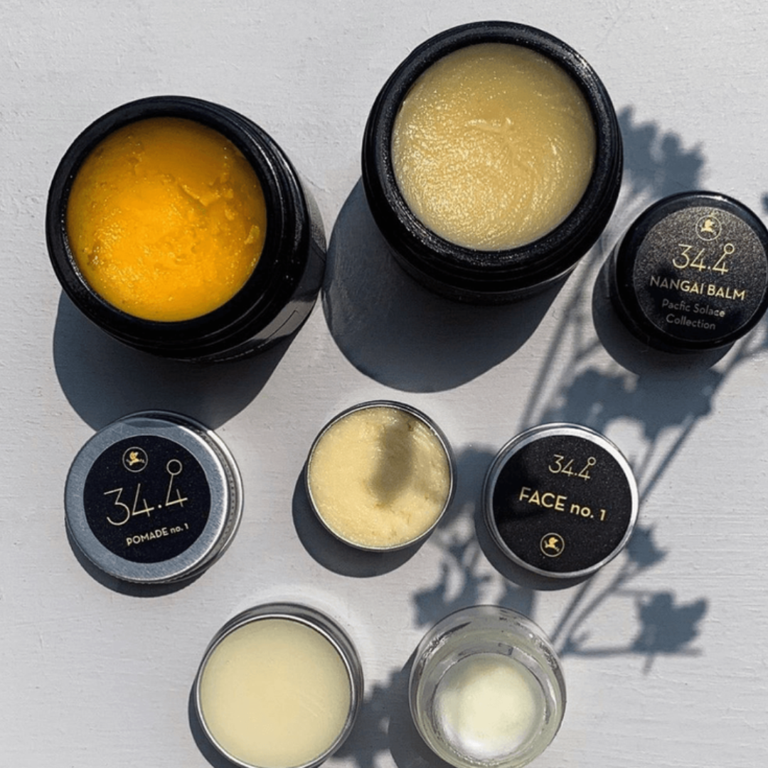 Photo of the ethical bee-consicous skincare pots