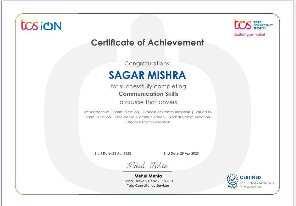 TCS communication skills