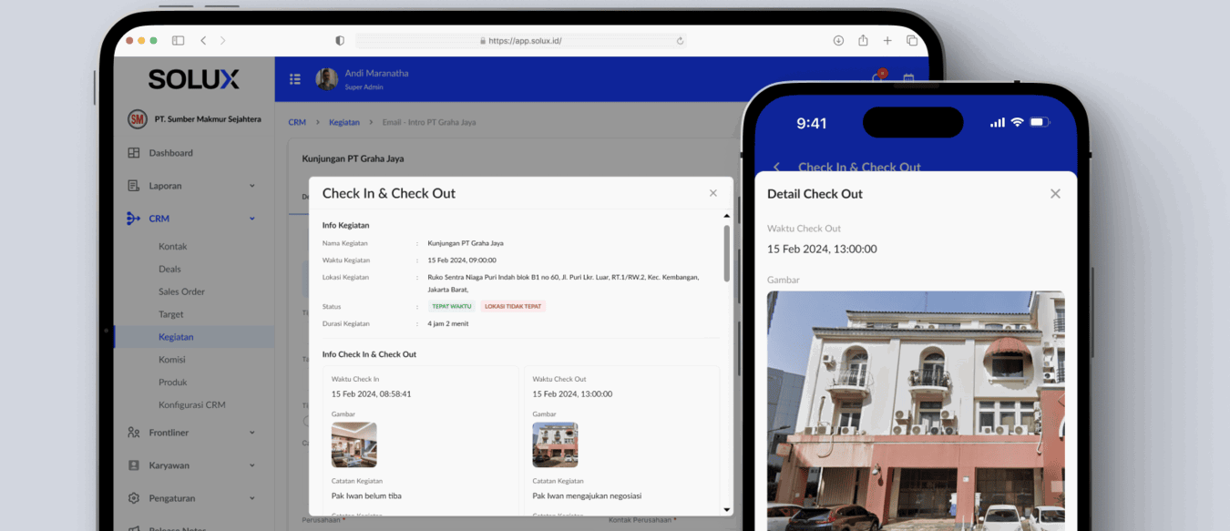 Solusi 4 - SOLUX Mobile Dashboard 