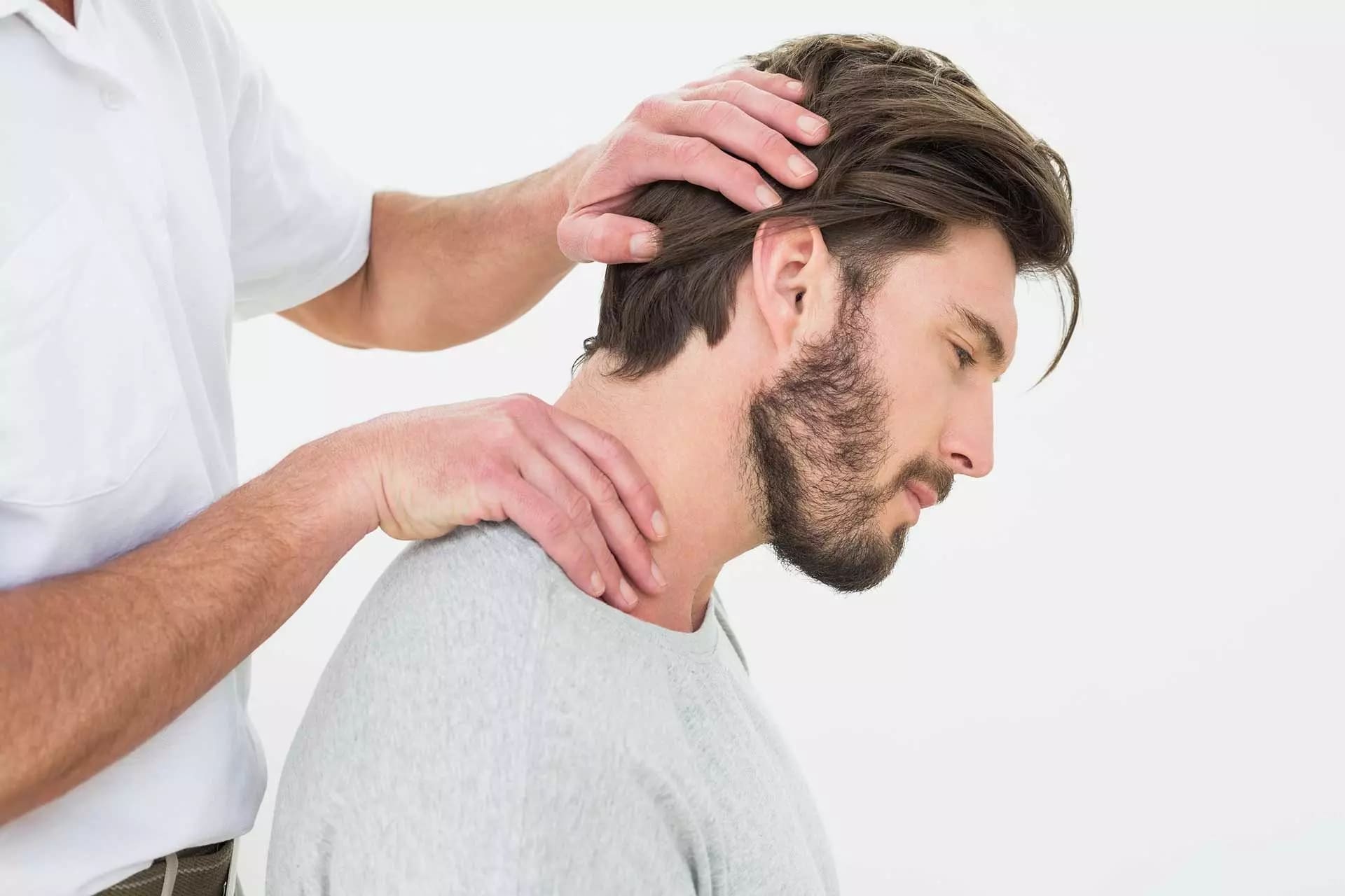 A woman struggling with headaches and looking for relief.