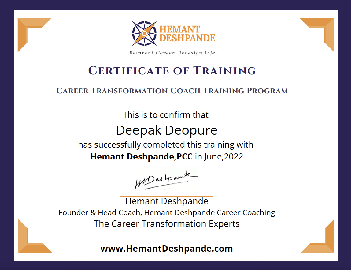 Certified Career Coach