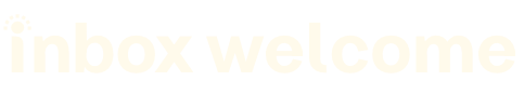white inbox welcome logo