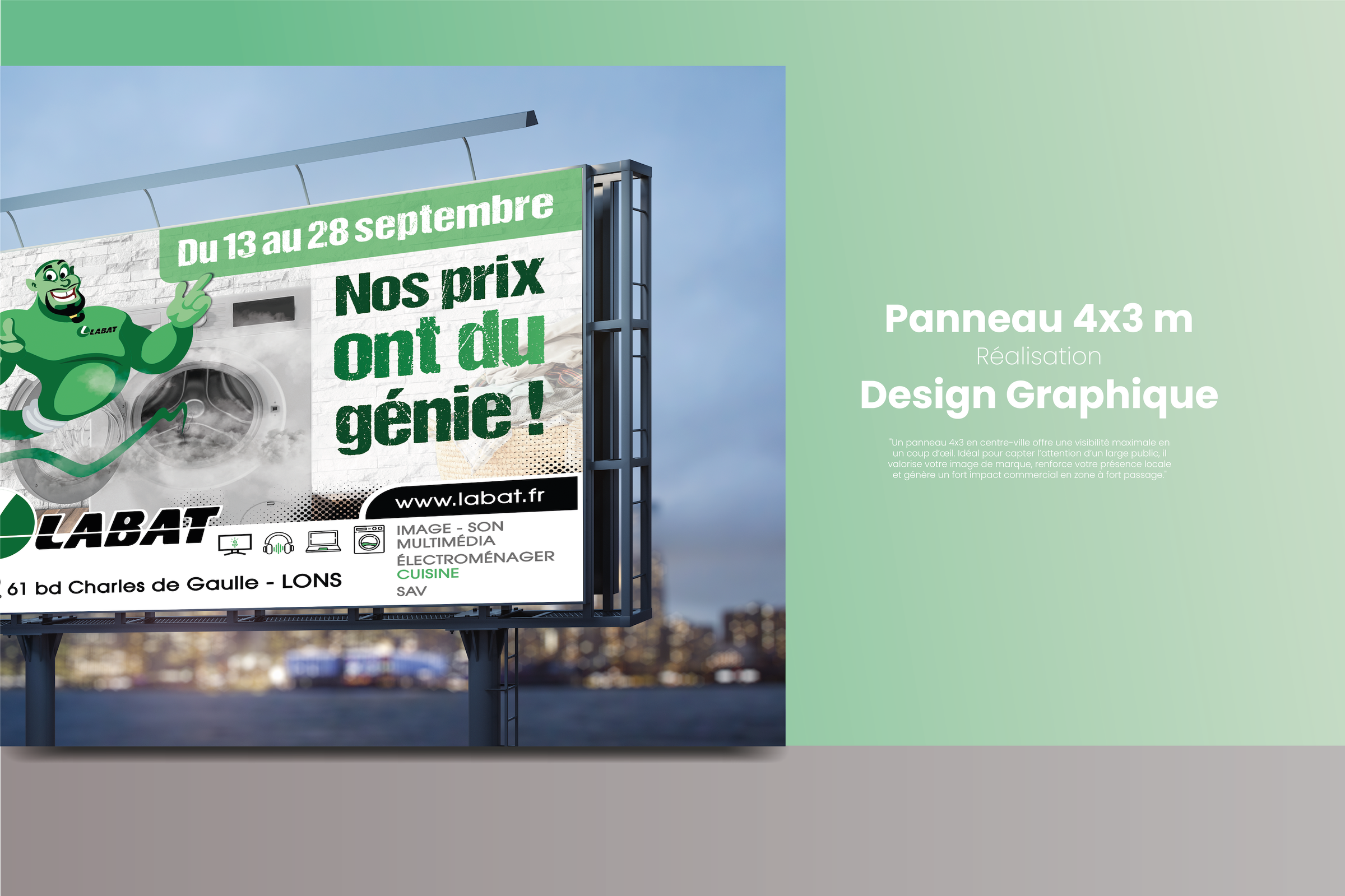 PANNEAUX - 3x4 mètres