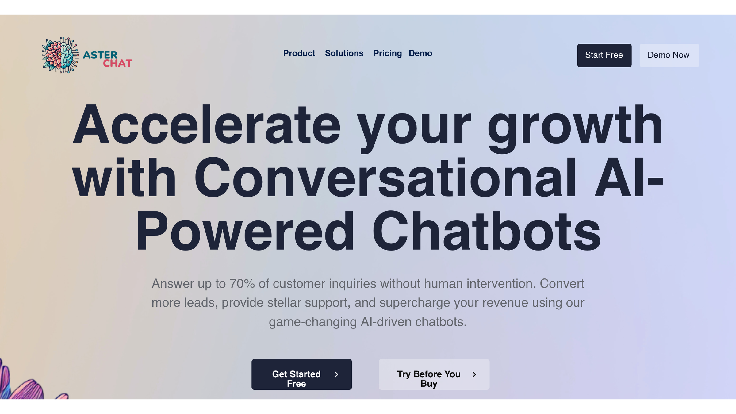 Asterchat.ai - Improving your customer experience