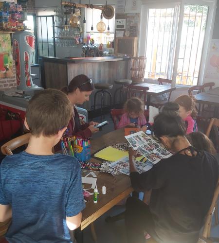 Vue du haut de la ville de cognac
