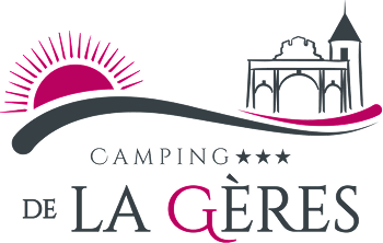 logo camping de la gere en couleurs