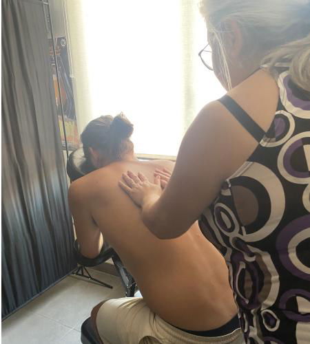 Vue du haut de la ville de cognac