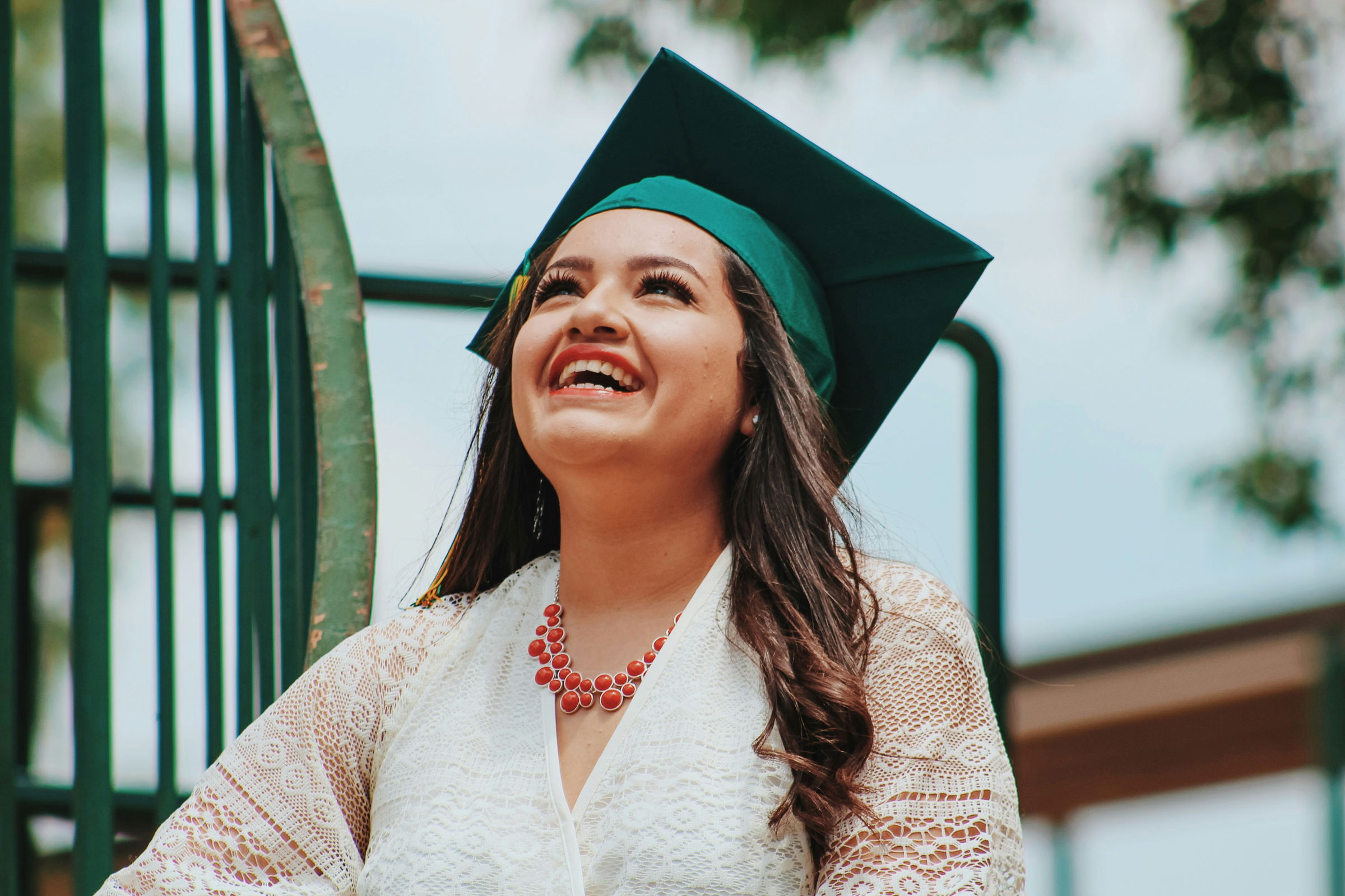 student smiling