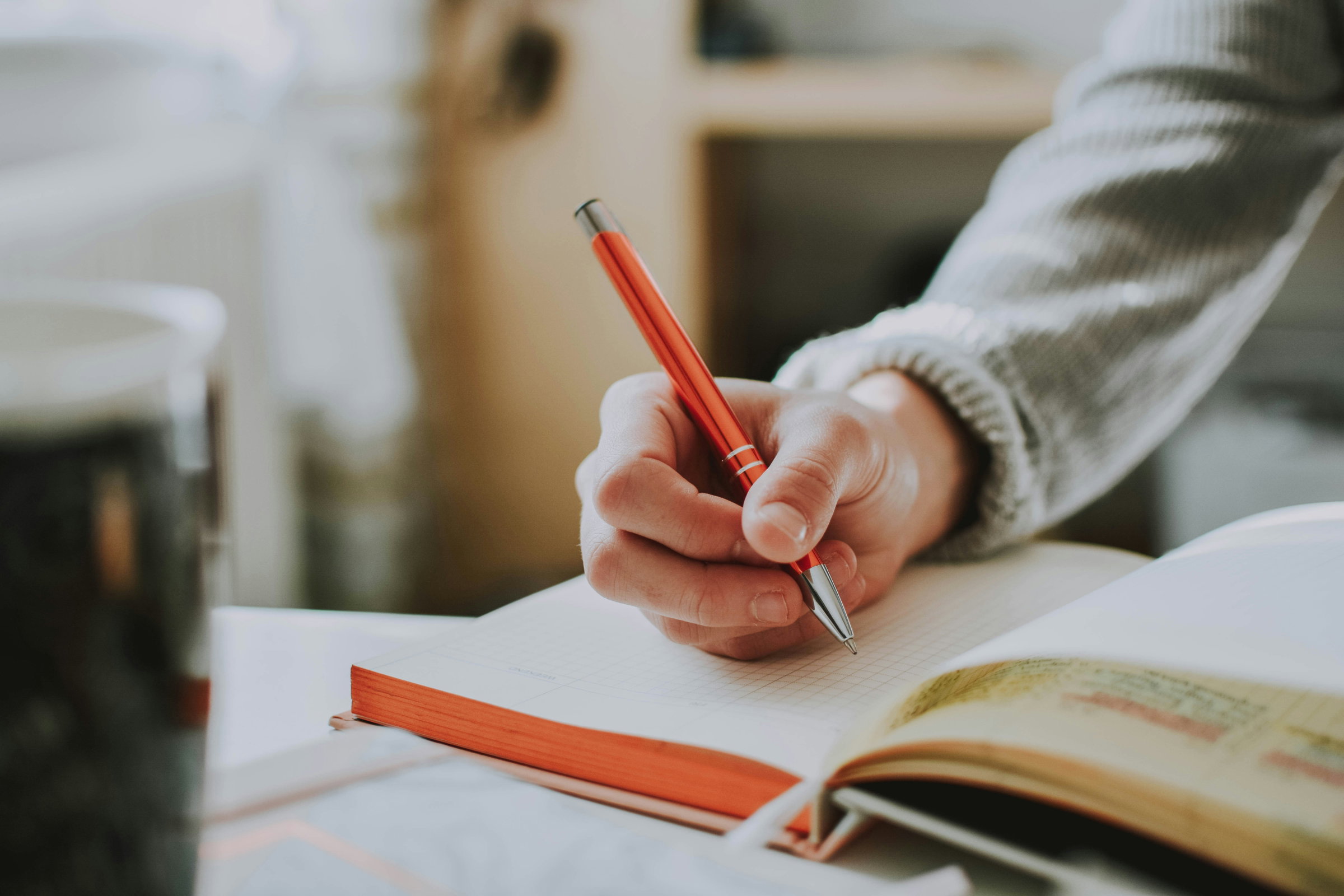 woman writing