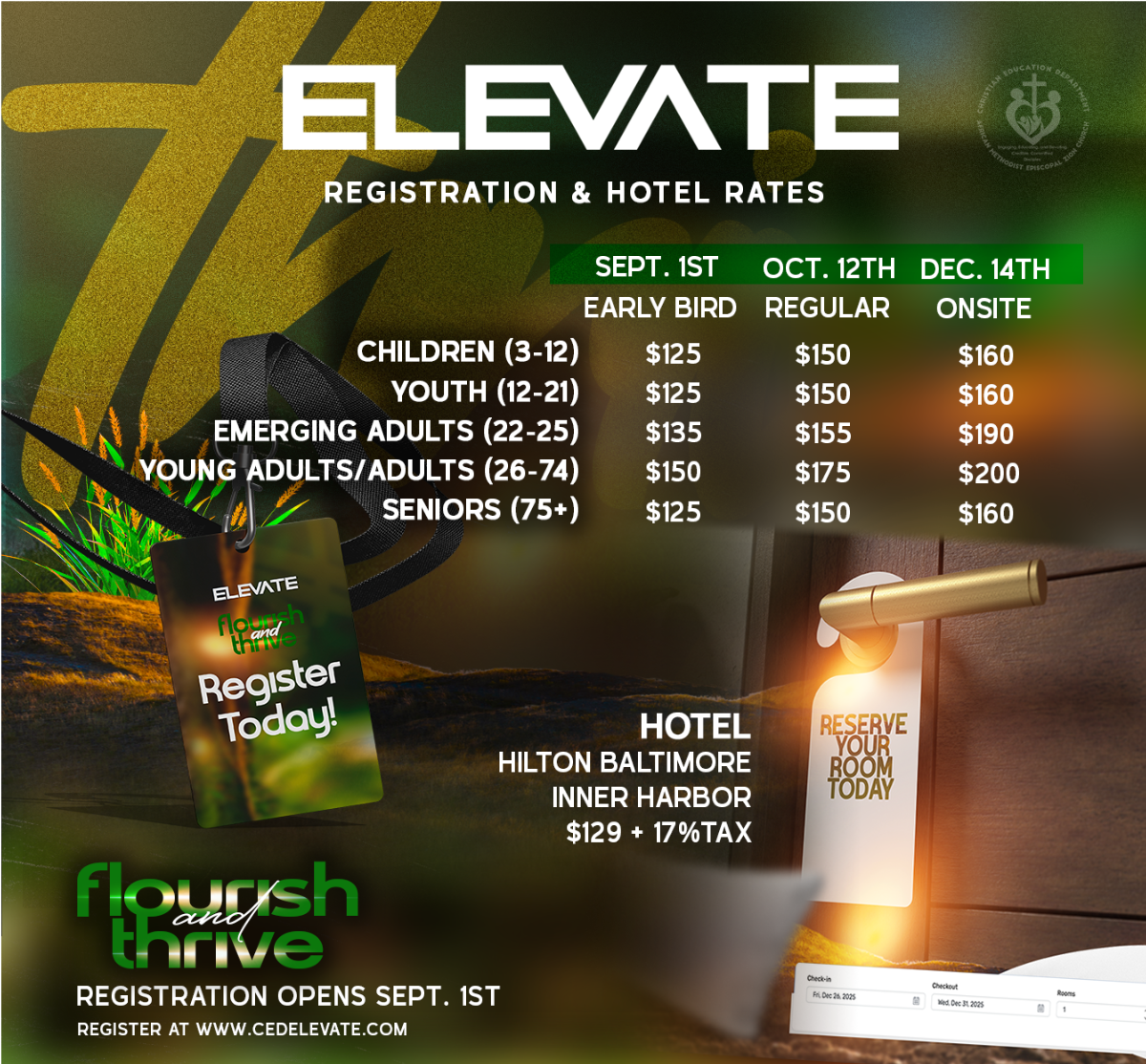 Elevate registration