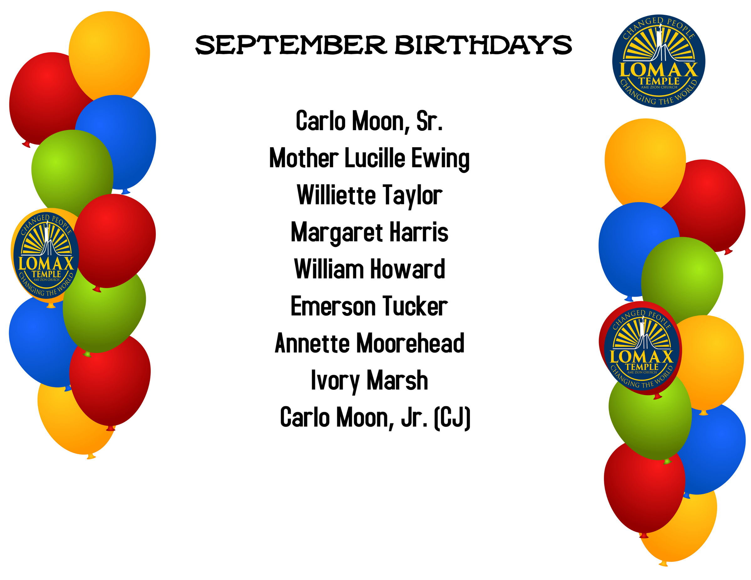 September Birthdays
