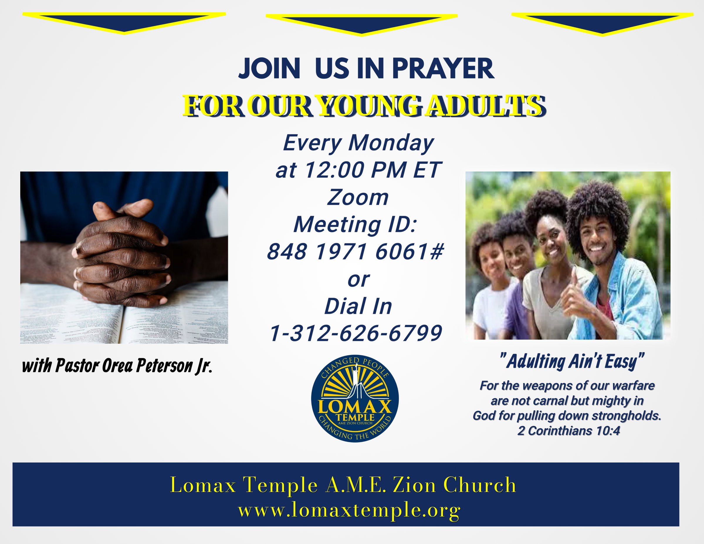 Young Adults prayer