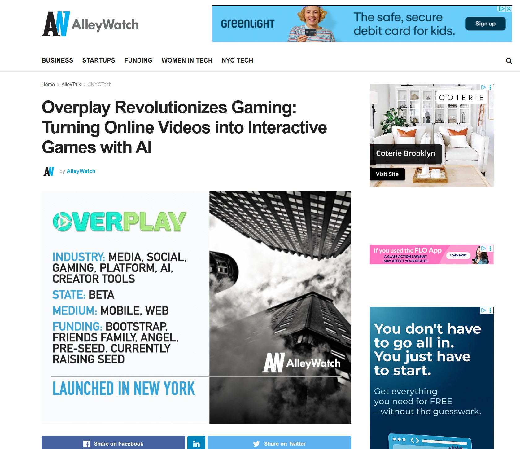 Overplay on AlleyWatch