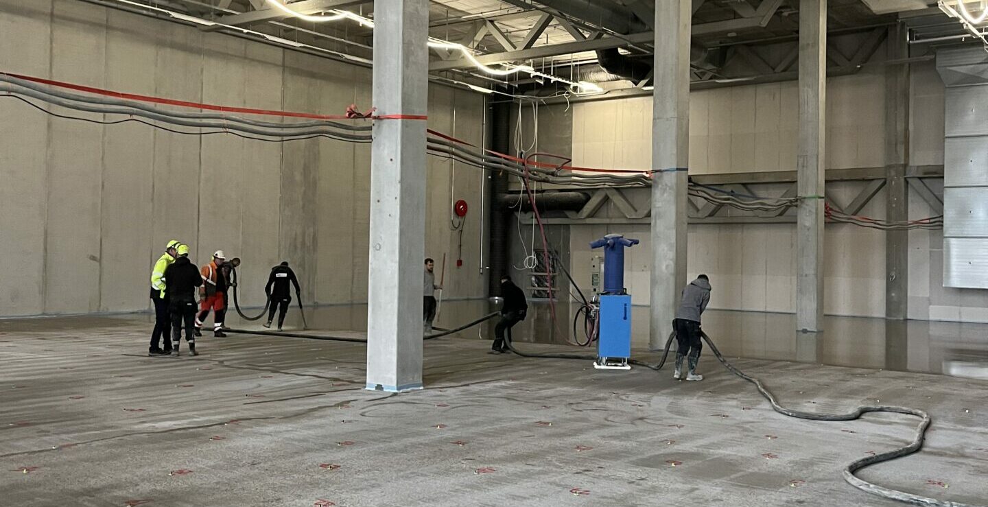 Støbning af industrigulv