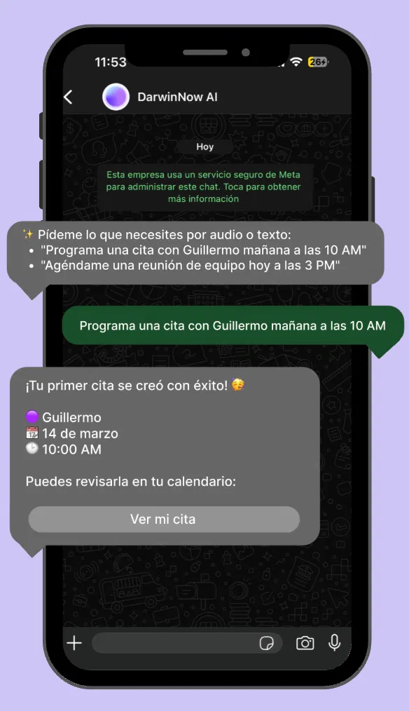 Darwin Now agentes a la medida para empresas