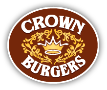 Crown Burgers logo, representing one of the Utah restaurant groups All Phase has worked with on commercial construction..