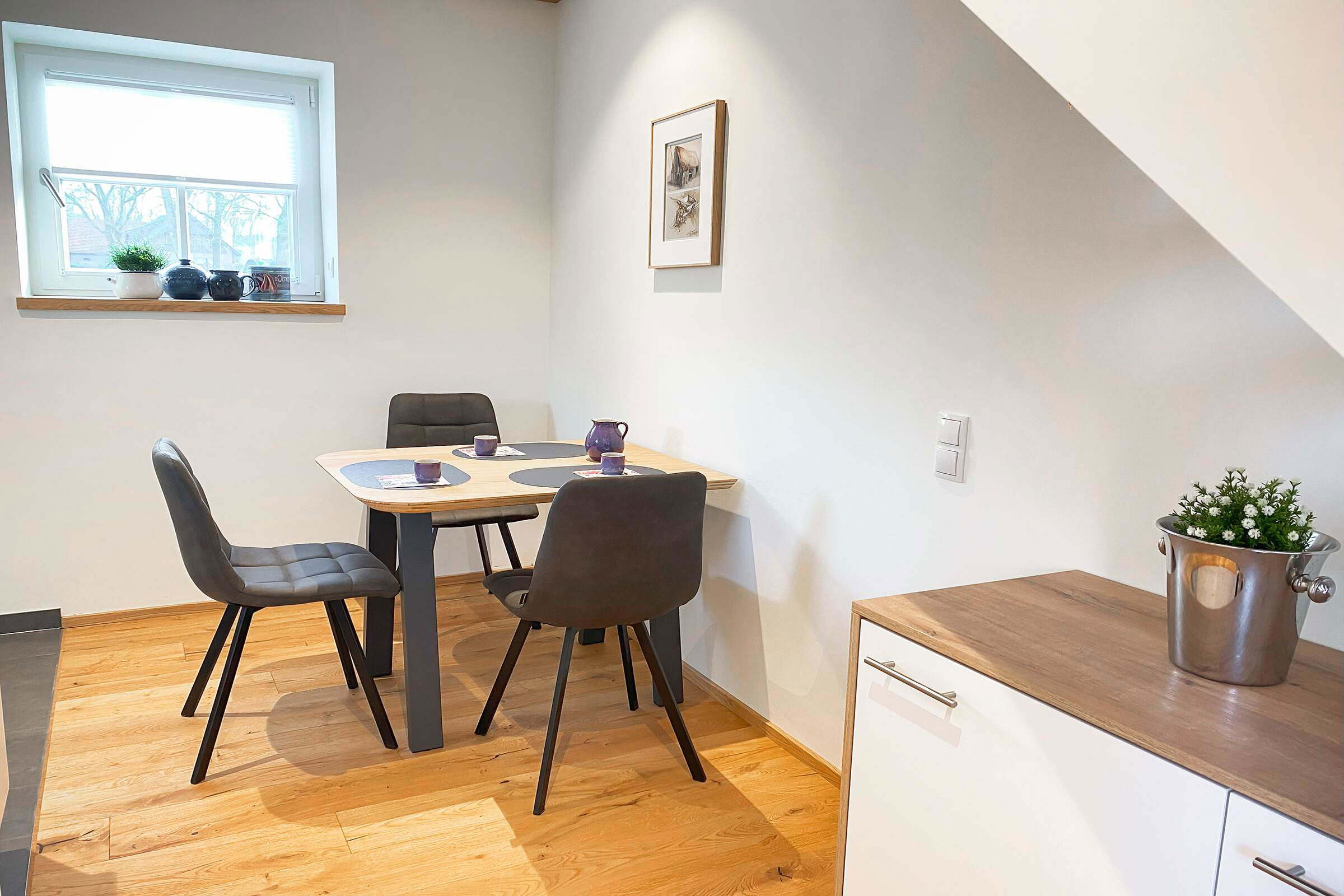 Alte Scheune - Hofblick - Esszimmer 