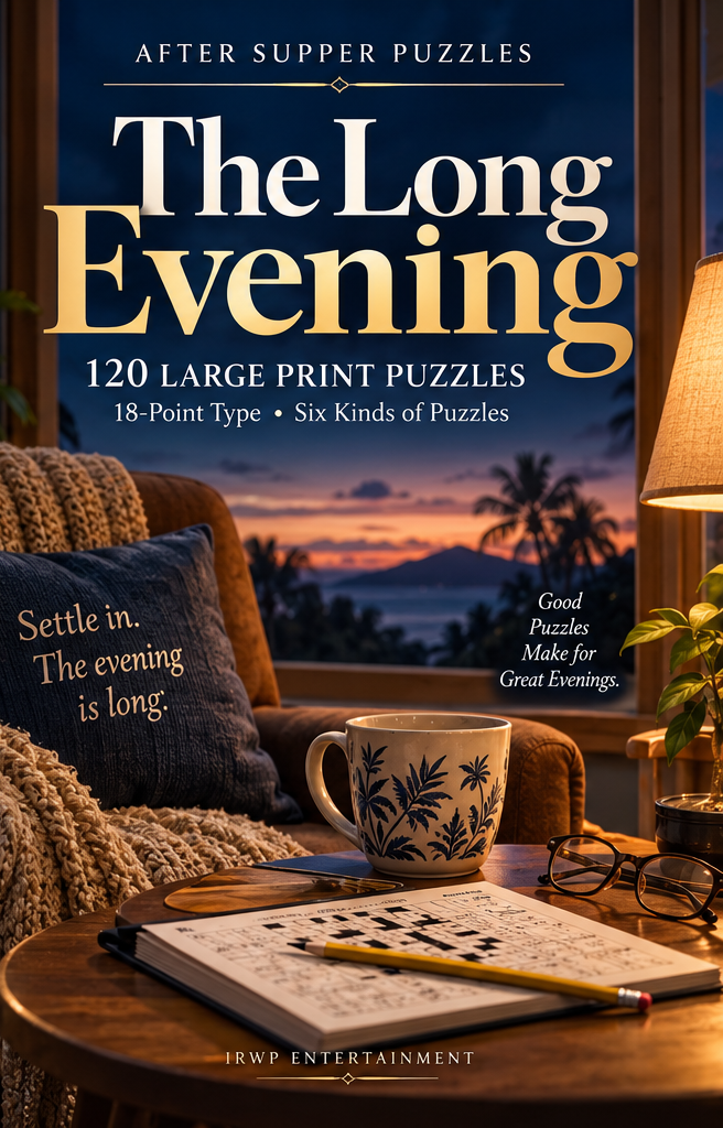 The Long Evening, book one in the After Supper Puzzles series