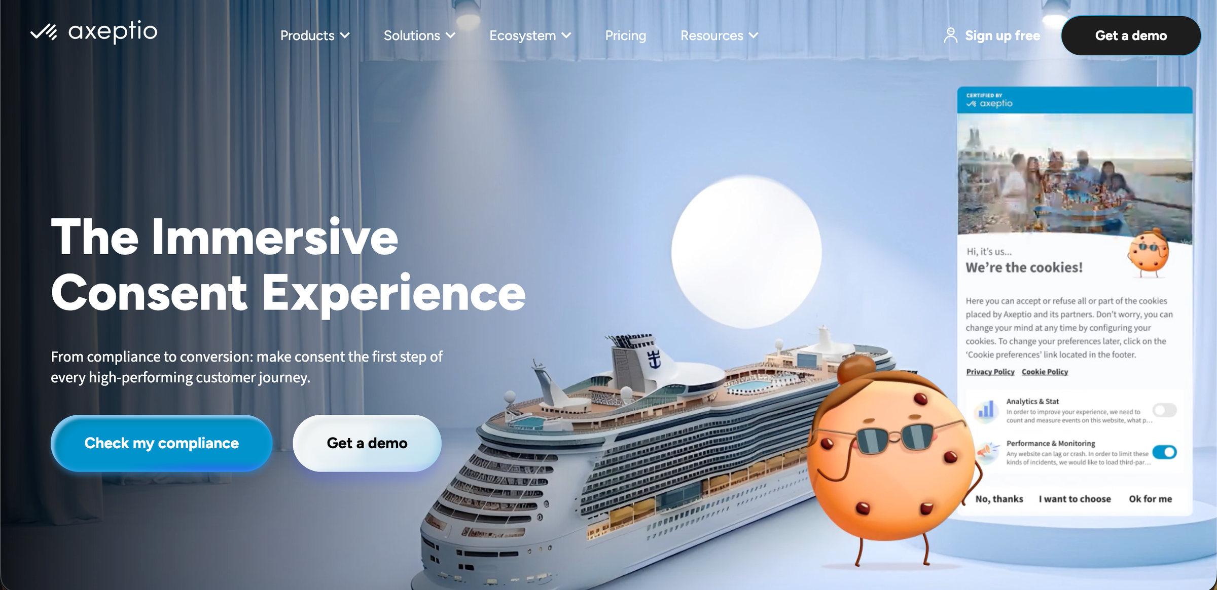 Axeptio website thumbnail