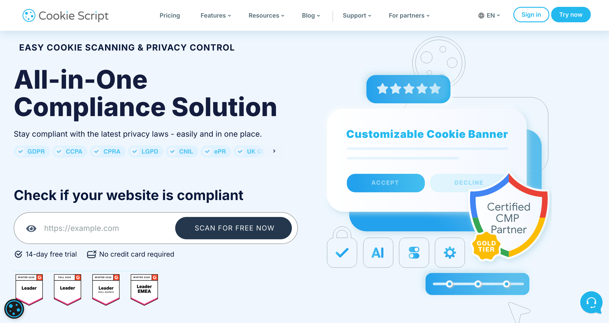 Cookie Script homepage