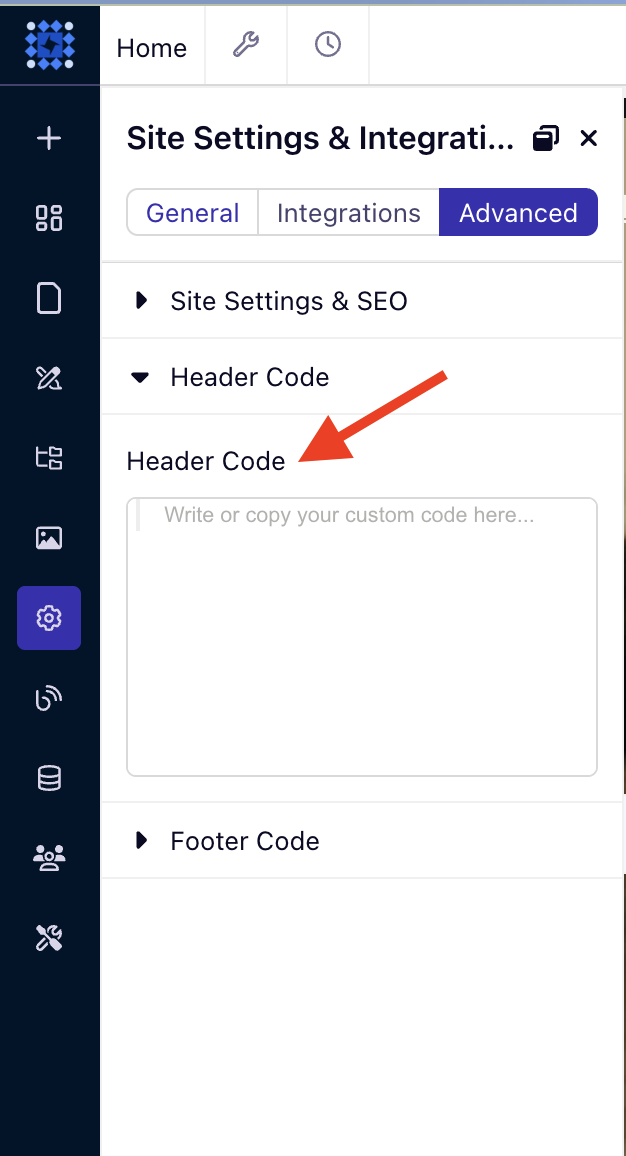 CookieYes code on <head> tags