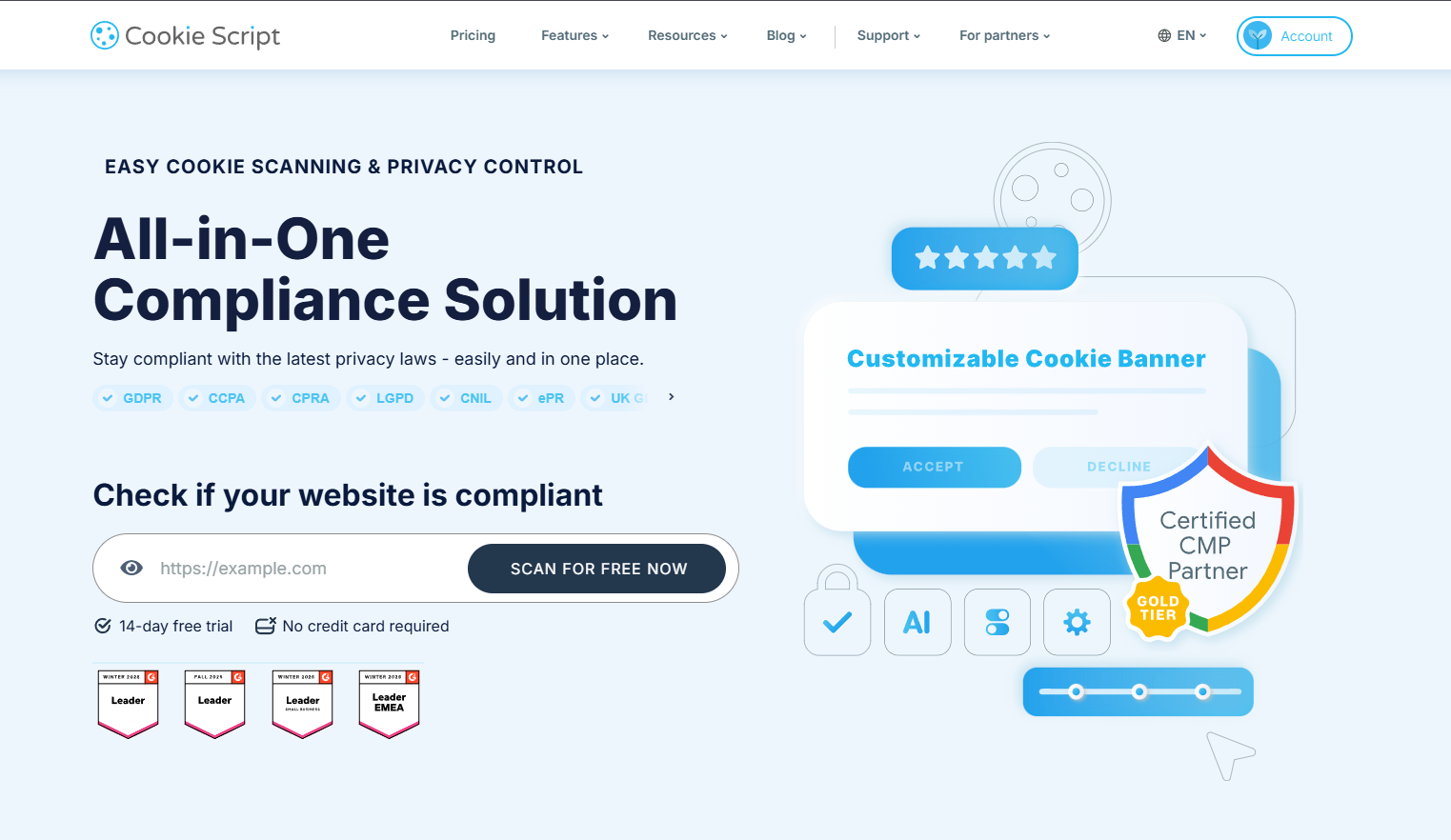 Cookie Script Homepage