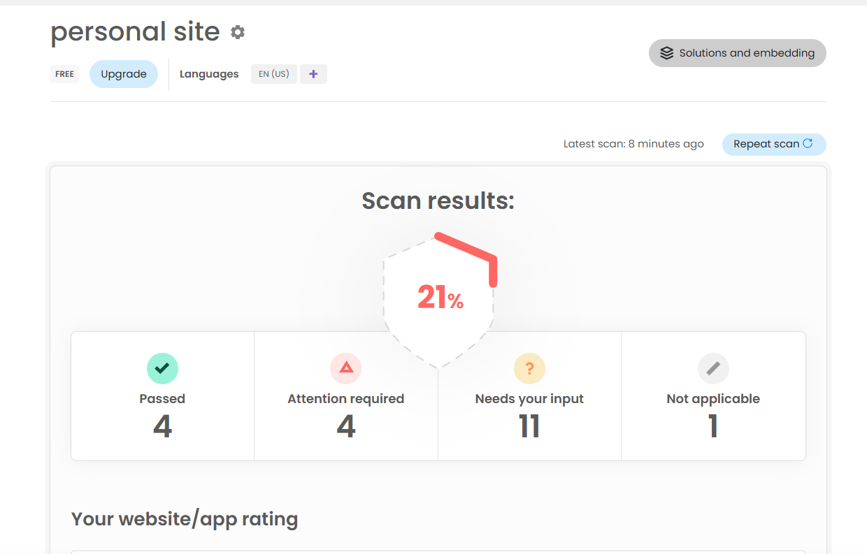 review scan