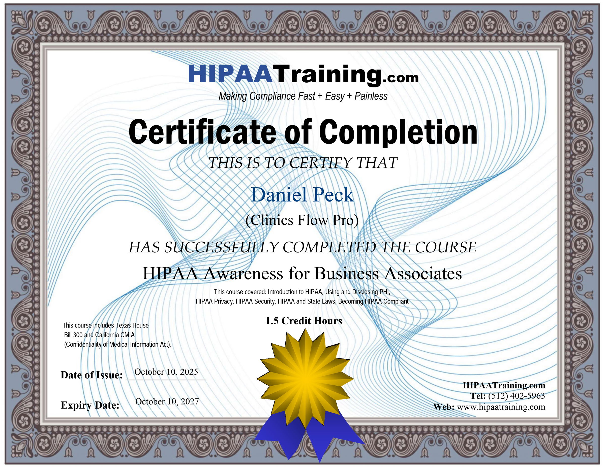 HIPAA Awareness for Business Associates 