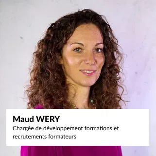 Portrait de Maud Wery, chargée de développement formations et recrutement formateurs