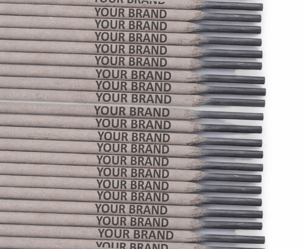 Custom branded welding electrodes