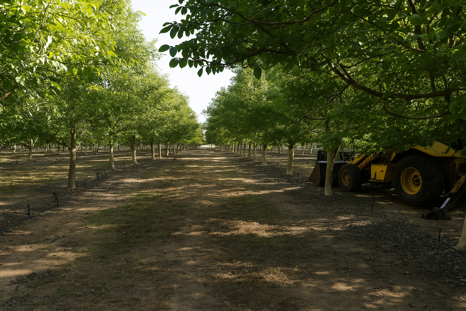 Vista de predio de nogales