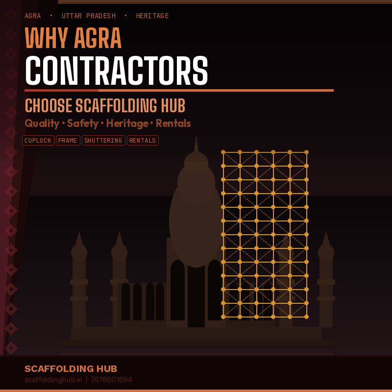 Why Contractors in Agra Choose Scaffolding Hub | Scaffolding Hub