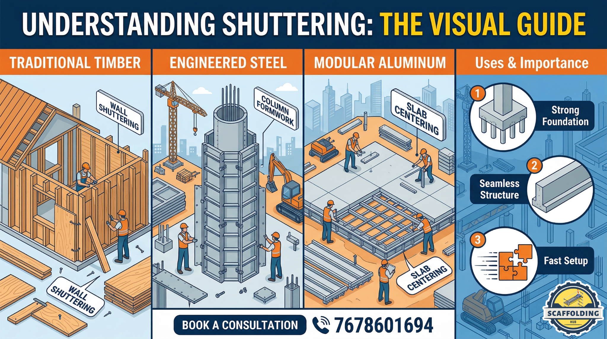 Understanding Shuttering: Types and Uses in Concrete Formwork ...
