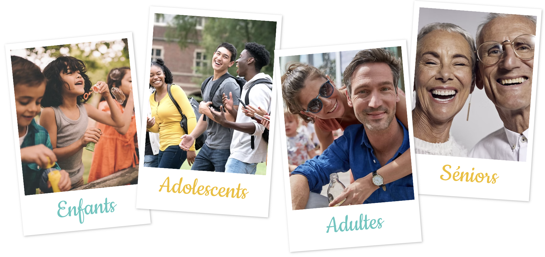 photo enfants adolescents adultes sénior
