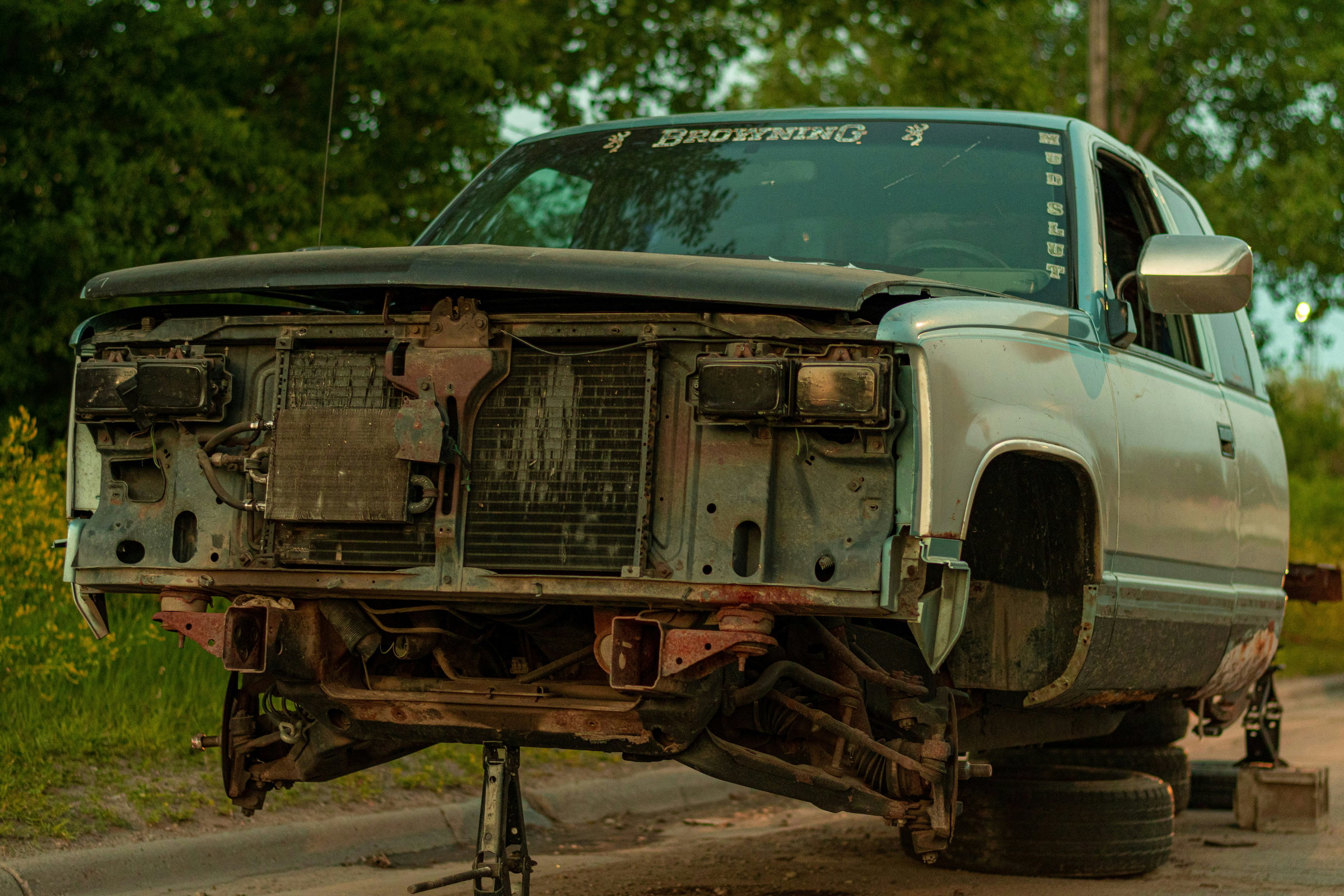truck towing